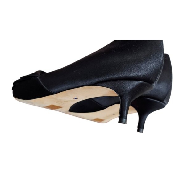 Something Bleu Brenna Kitten Heel HANDCRAFTED IN ITALY BY ARTISAN SHOEMAKERS - Picture 10 of 16